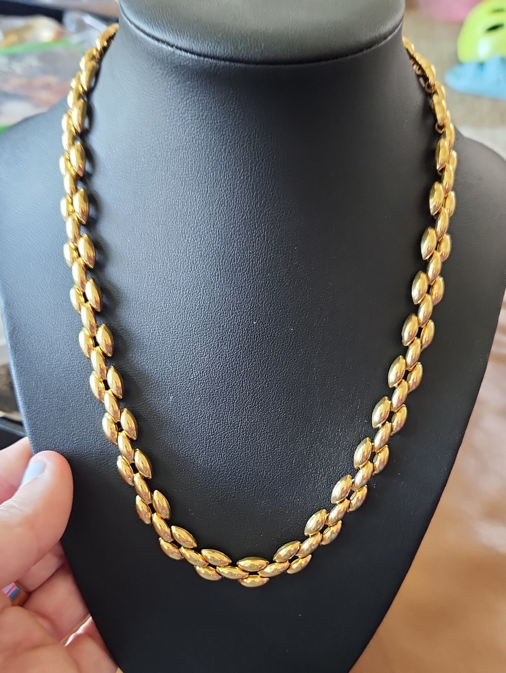 Vintage‎ Goldtone Link Necklace